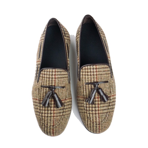 NWT KFG Tweed Tassel Loafers - Picture 8 of 15